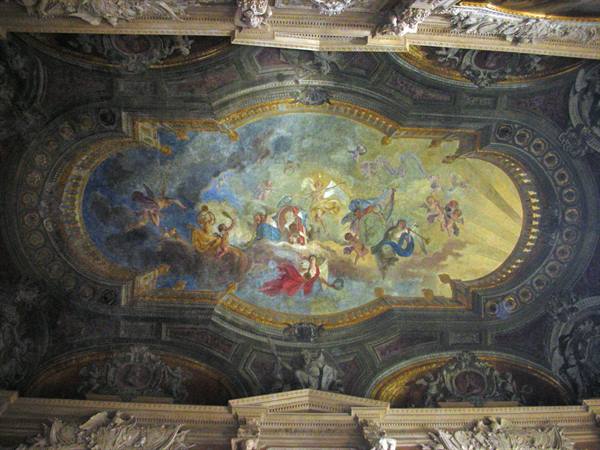 frescoed ceiling