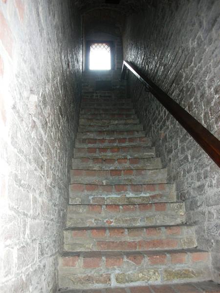 internal staircase of the castle