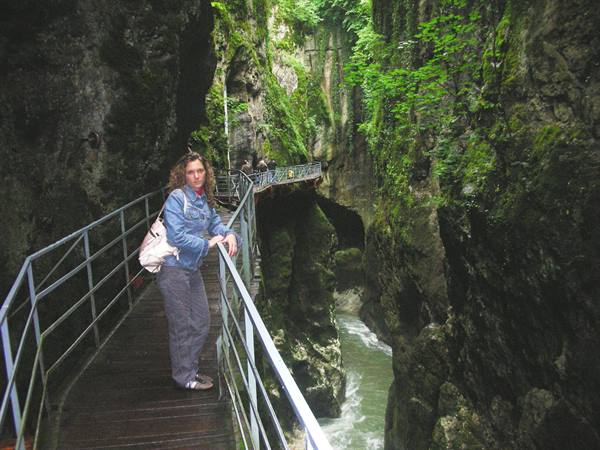 view of the gorges, and me