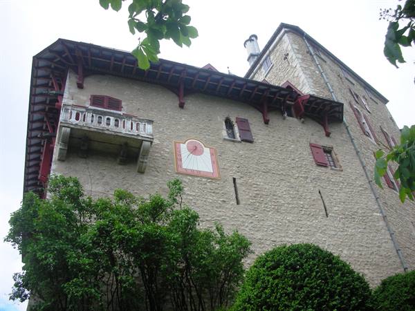 view of the back of the castle