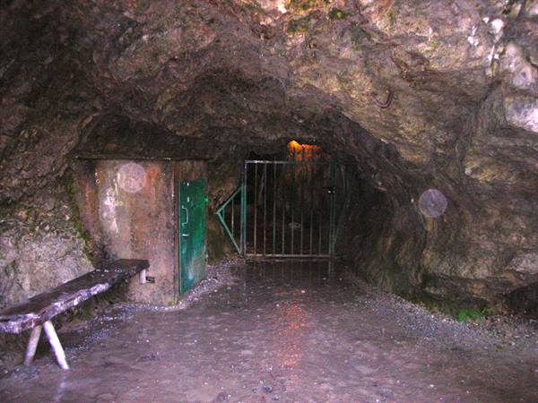 entrance to cave