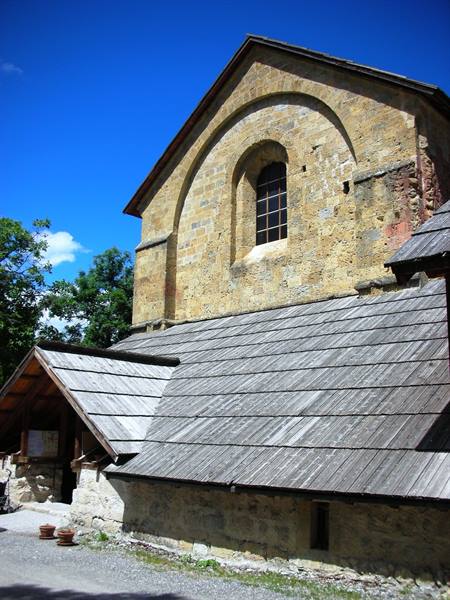 exterior of the abbey
