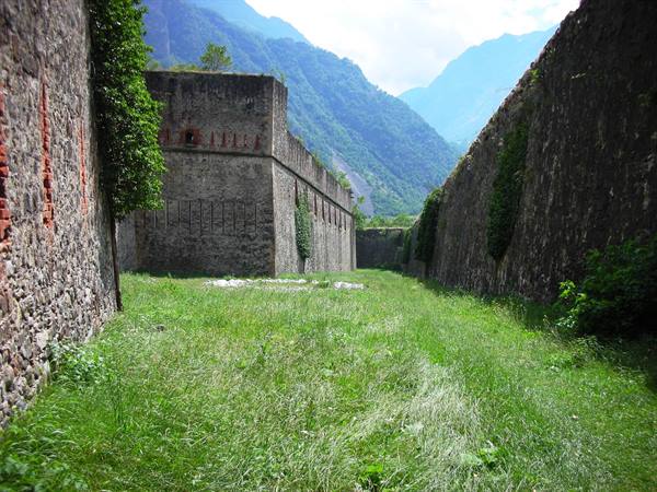 outer moat of the fort