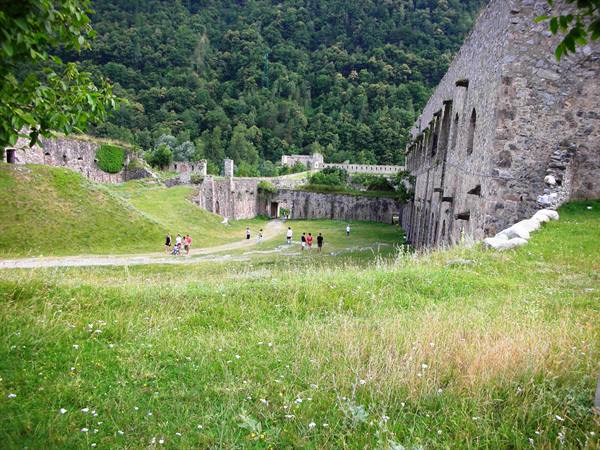 view of the valley and the lower fort
