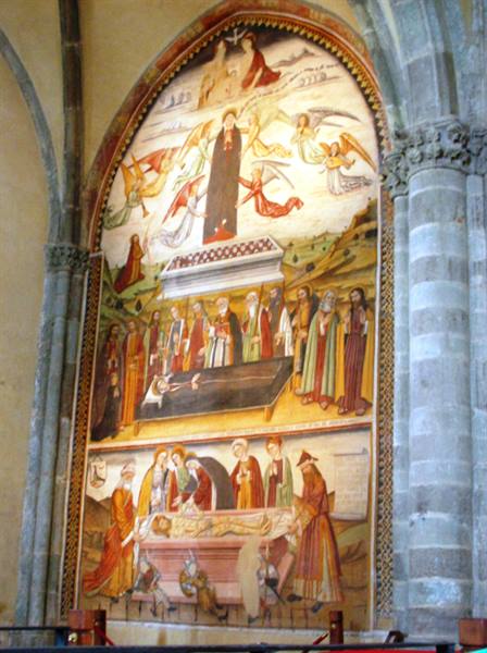 church interior fresco