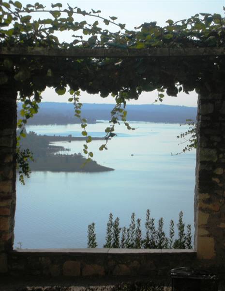 view of the lake from the fortress