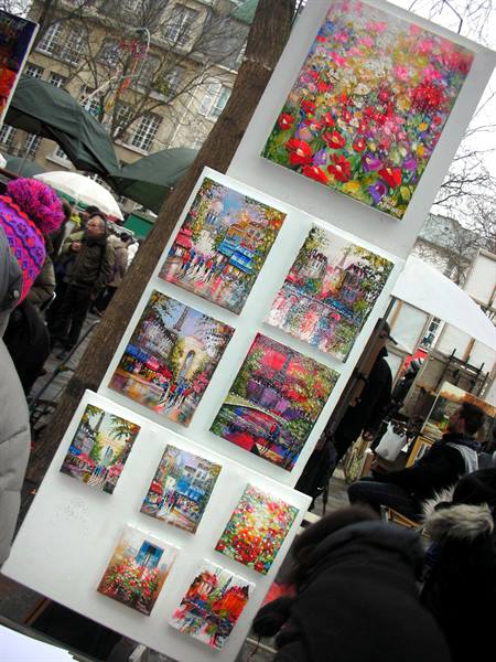 artists' square in Montmartre