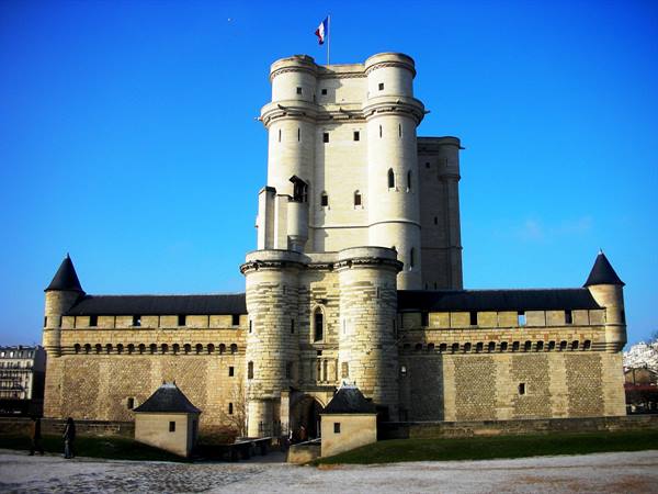 Vincennes castle just outside Paris