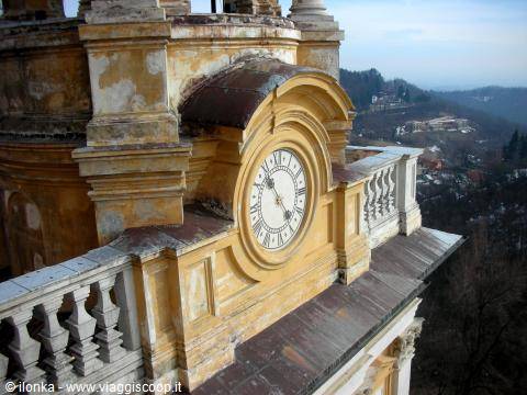 the clock on the bell tower