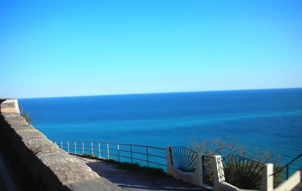 panoramic view of the Ligurian sea