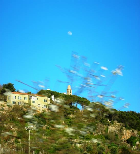 scenic road from Borgio to the village of Verezzi