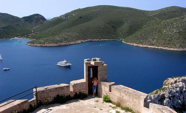 view from Cabrera castle