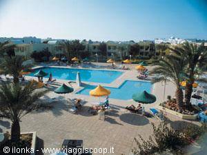 the outdoor pools of the village