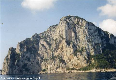 mega sea stack between salerno and capri