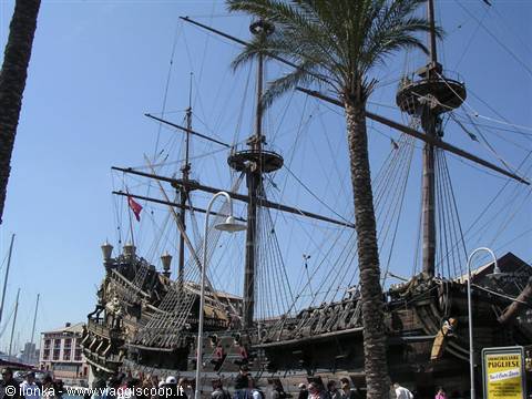 old galleon at the old port