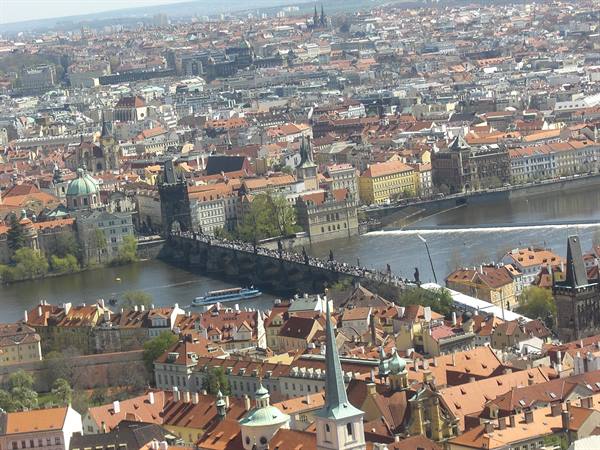 panorama FROM THE CASTLE with PONTE CARLO