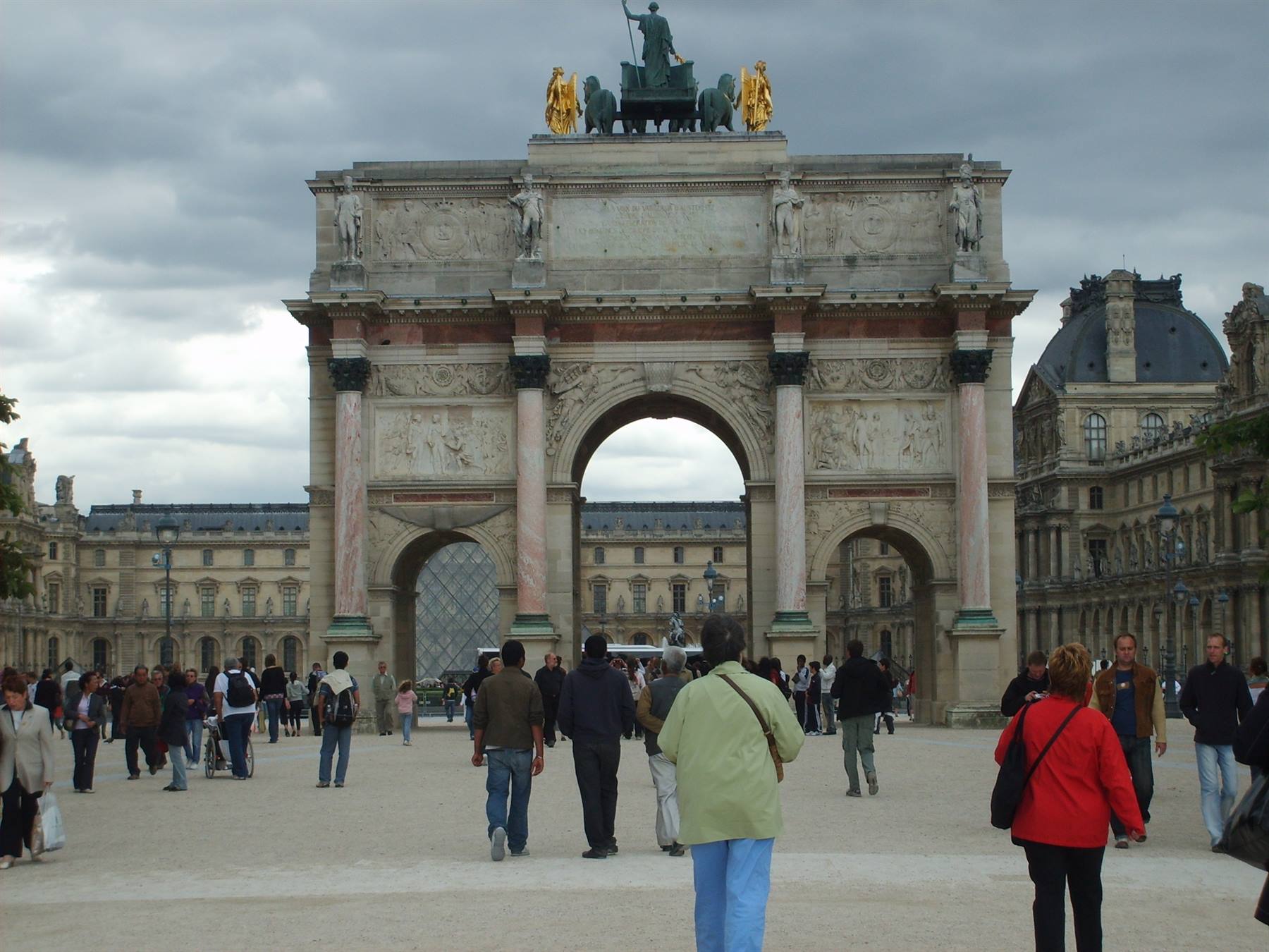 Towards the Louvre