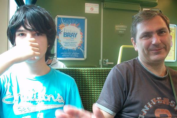 On the DART towards Howth