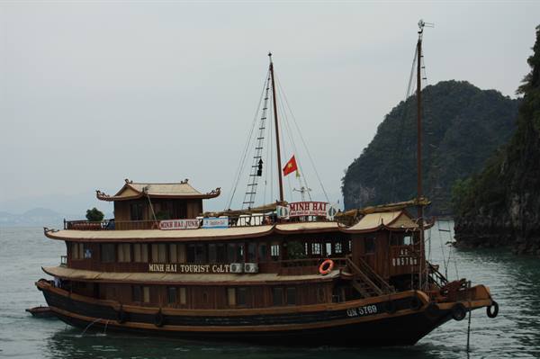 Typical boat on the Bay