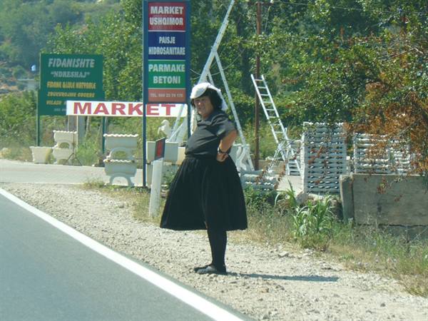 Along the Albanian roads
