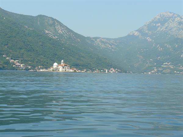 Bay of Kotor with the Island of Scarpello