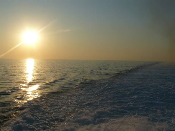 Sunrise on the Ferry