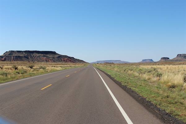 On the road along the 191