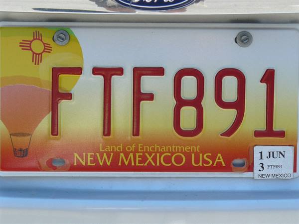 NEW MEXICO Car Plate
