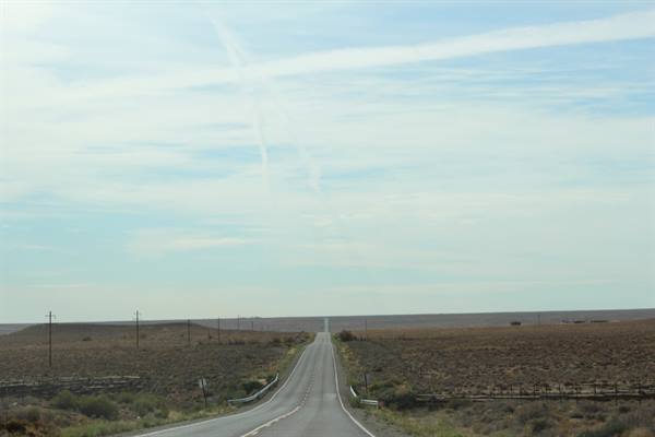 Driving along the 554