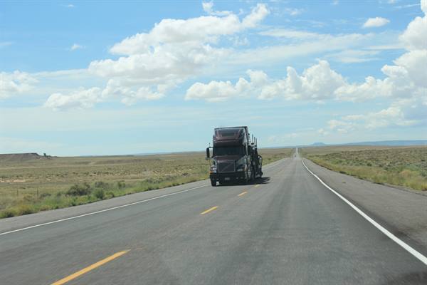 Driving along the S-371