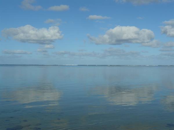 The lagoon of Tahiti