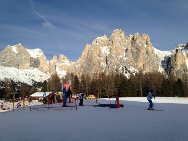 Ski Area Catinaccio - Ciampediè - View of the Larsec
