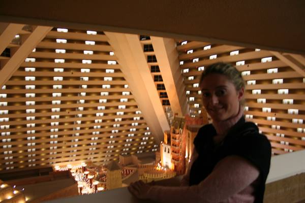 Las Vegas - The Luxor lobby from our room