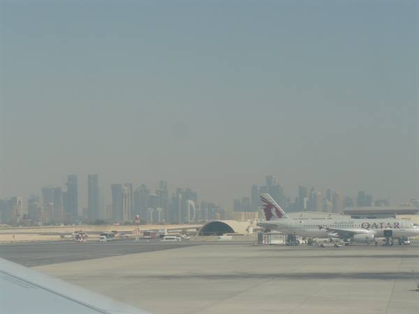 Arrival in Doha