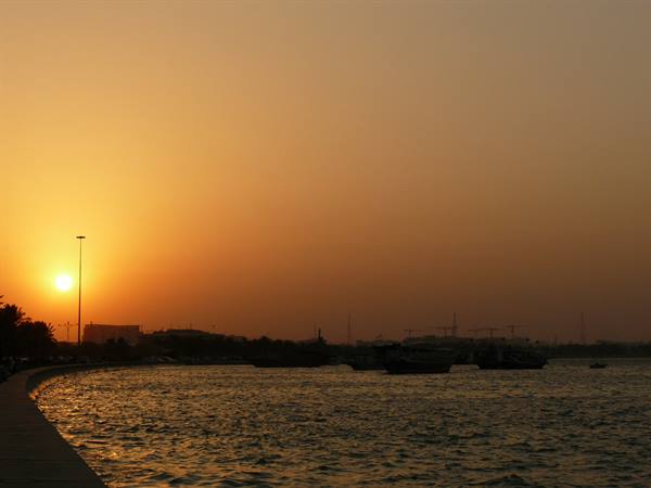 Sunset on the Corniche