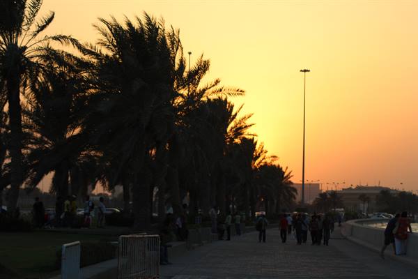 Sunset on the Corniche