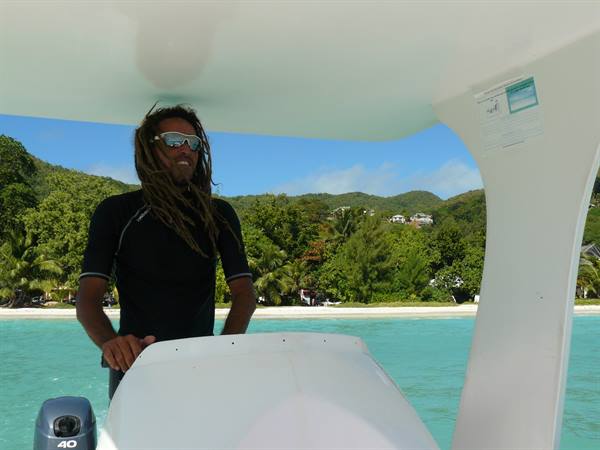On the boat