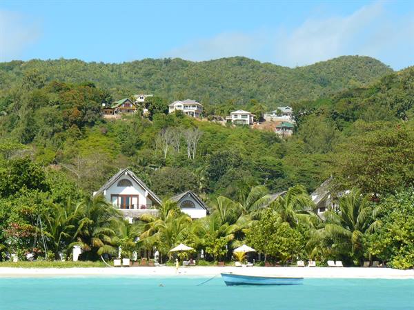 Praslin from the sea