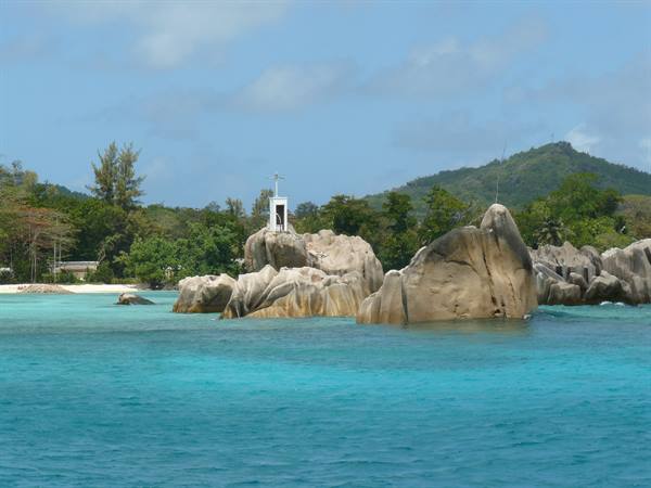 Arrival at La Digue