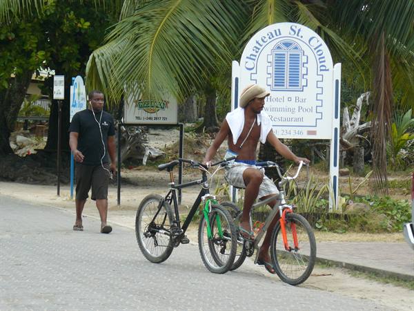 On the roads of the Island