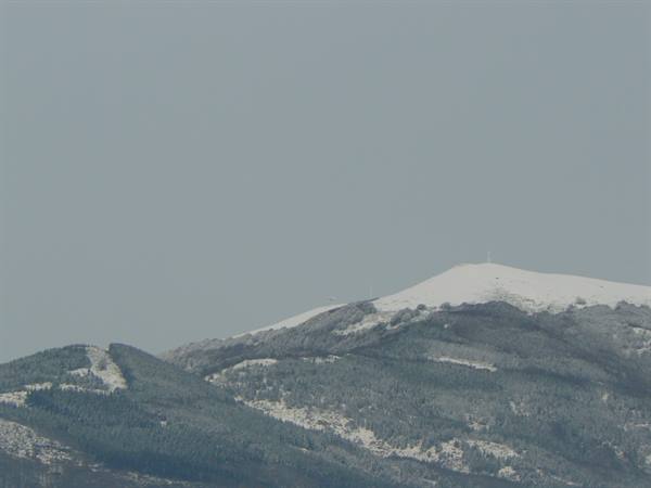 Snow-covered Pratomagno