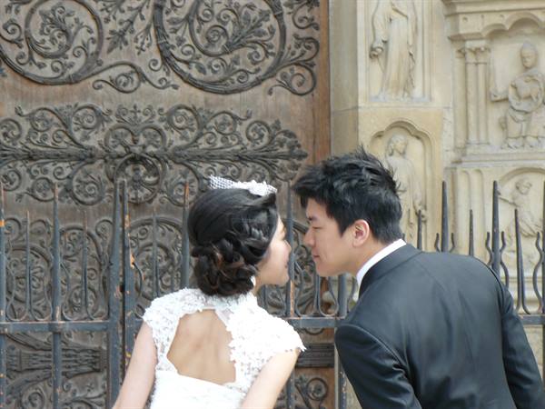 Wedding at Notre Dame