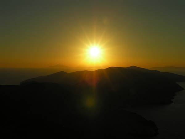Chora - Sunset at the Sanctuary