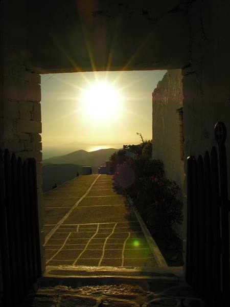 Chora - Sunset at the Sanctuary