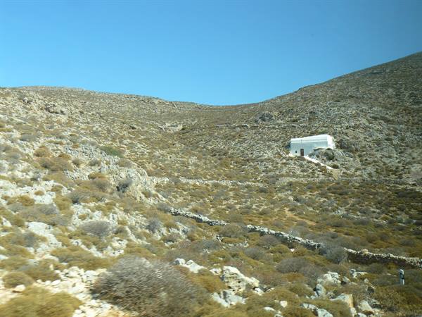 On the roads of Folegandros