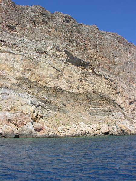 By boat around the island