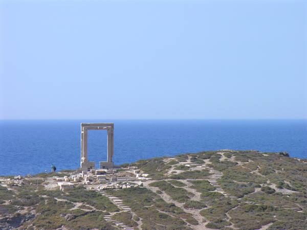View of the gate of Naxos