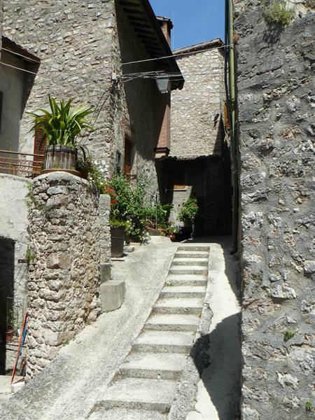 among the alleys of the village