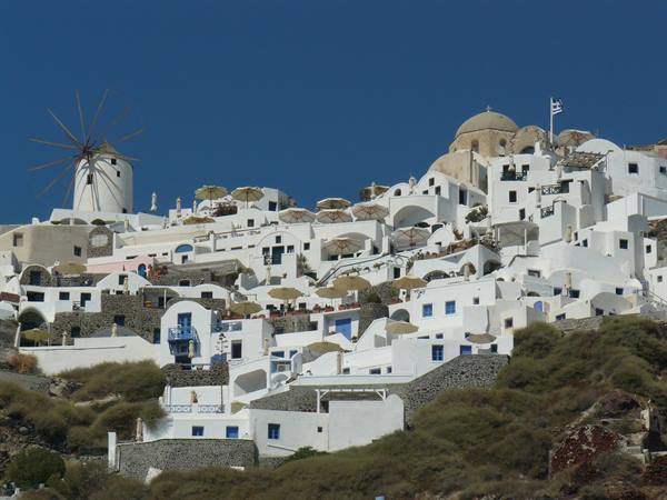 Oia seen from the Caldera