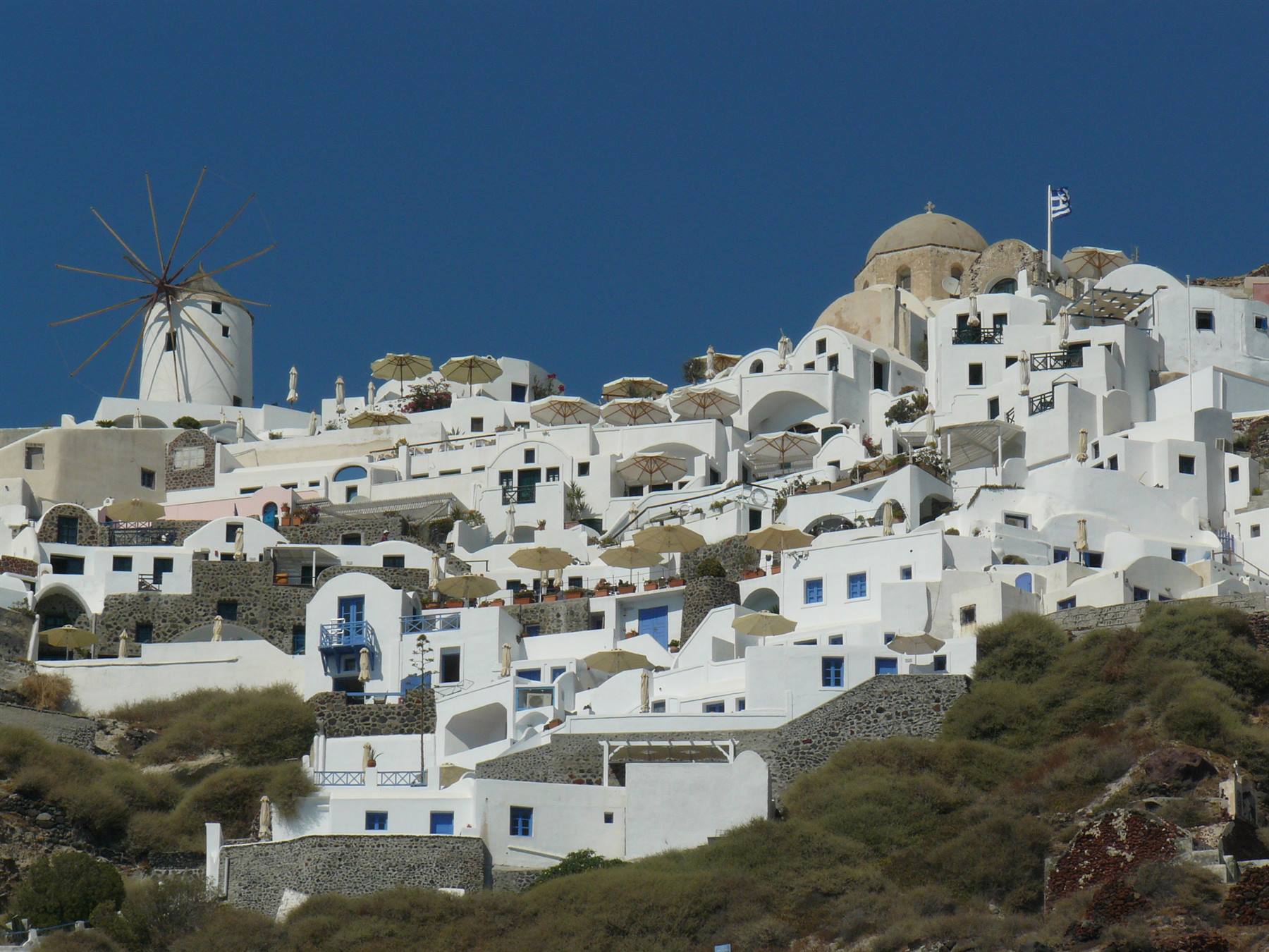 Oia vista dalla Caldera
